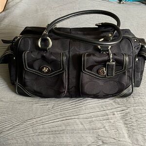 Coach Signature C 5 Pocket Legacy Satchel